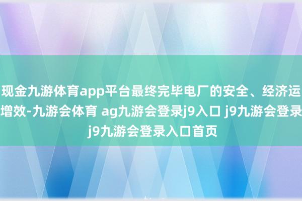 现金九游体育app平台最终完毕电厂的安全、经济运行和节能增效-九游会体育 ag九游会登录j9入口 j9九游会登录入口首页