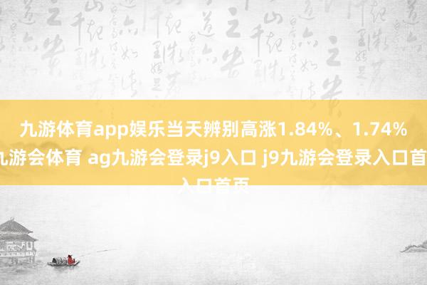九游体育app娱乐当天辨别高涨1.84%、1.74%-九游会体育 ag九游会登录j9入口 j9九游会登录入口首页