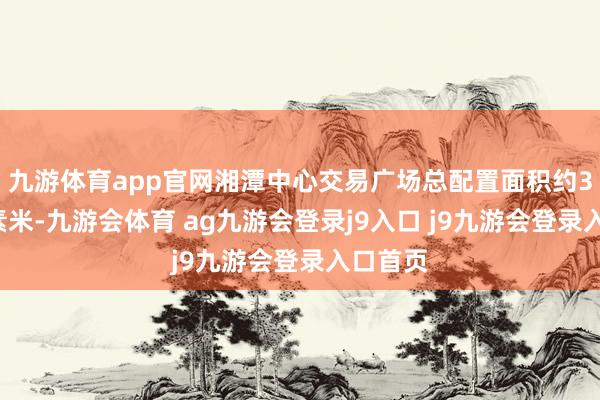 九游体育app官网湘潭中心交易广场总配置面积约30万平素米-九游会体育 ag九游会登录j9入口 j9九游会登录入口首页