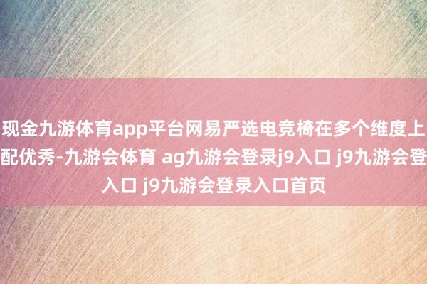 现金九游体育app平台网易严选电竞椅在多个维度上皆表现得相配优秀-九游会体育 ag九游会登录j9入口 j9九游会登录入口首页