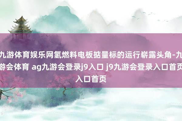 九游体育娱乐网氢燃料电板掂量标的运行崭露头角-九游会体育 ag九游会登录j9入口 j9九游会登录入口首页