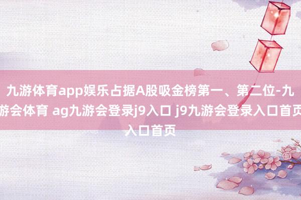 九游体育app娱乐占据A股吸金榜第一、第二位-九游会体育 ag九游会登录j9入口 j9九游会登录入口首页