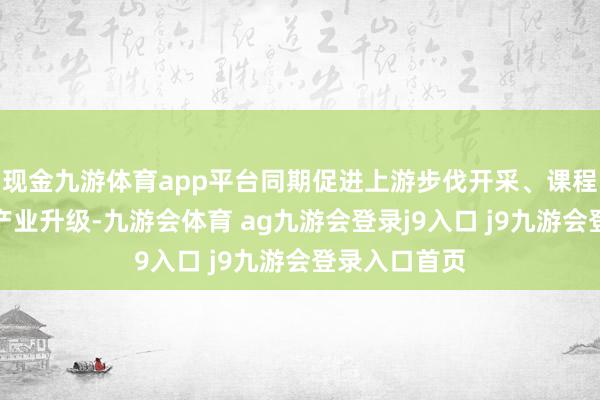 现金九游体育app平台同期促进上游步伐开采、课程研发等配套产业升级-九游会体育 ag九游会登录j9入口 j9九游会登录入口首页