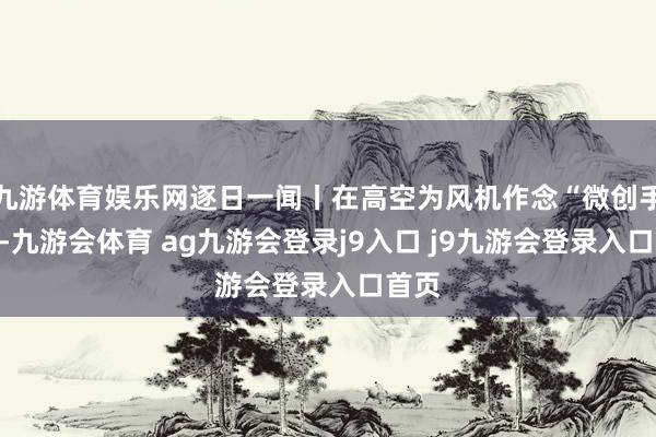 九游体育娱乐网逐日一闻丨在高空为风机作念“微创手术”-九游会体育 ag九游会登录j9入口 j9九游会登录入口首页